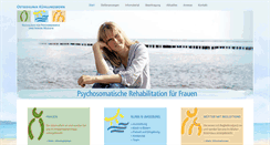 Desktop Screenshot of ostseeklinik-kuehlungsborn.de